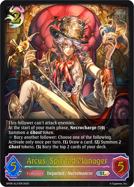 Arcus, Spirited Manager - Image 2