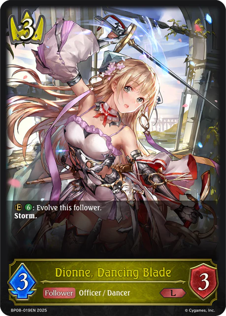 Dionne, Dancing Blade