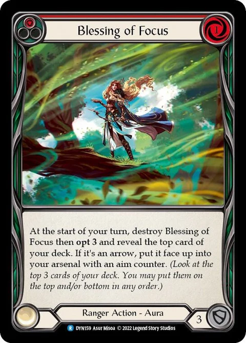 Blessing of Focus (Red) (DYN159)