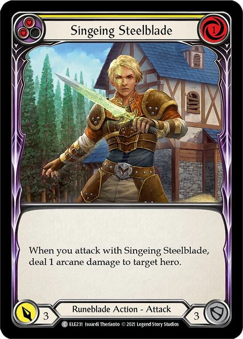 Singeing Steelblade (Yellow) (ELE231)