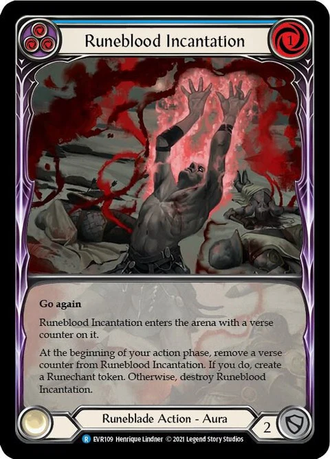 Runeblood Incantation (Blue) (EVR109-EA)