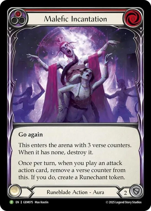 Malefic Incantation (GEM075)