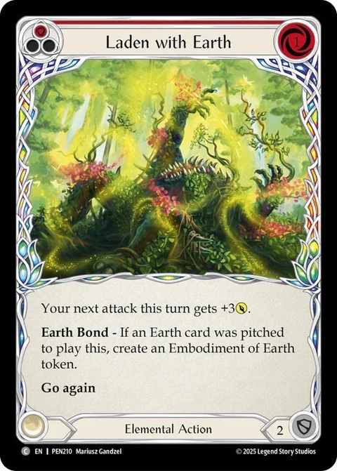 Laden With Earth (Red) (PEN210)