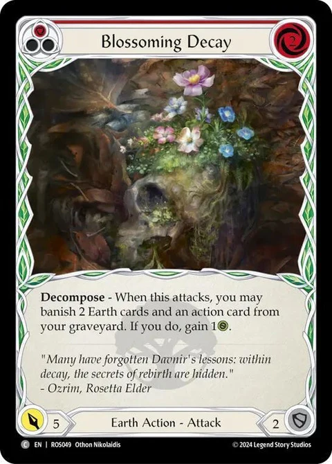 Blossoming Decay (Red) (ROS049)