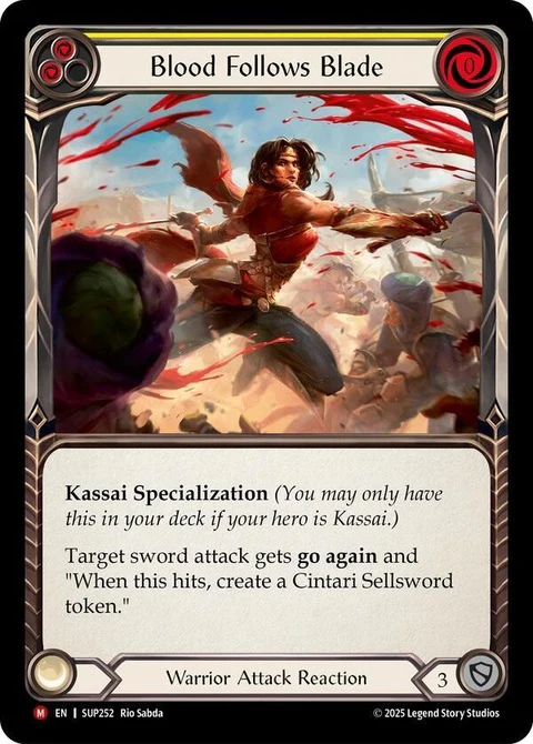 Blood Follows Blade (SUP252)