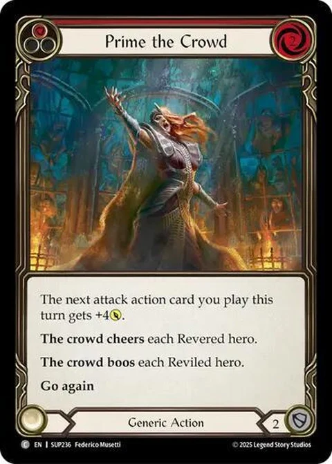 Prime the Crowd (Red) (SUP236)