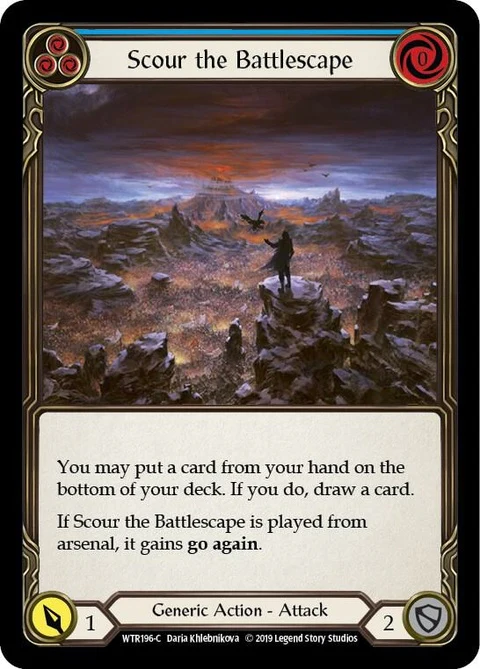 Scour the Battlescape (Blue) (WTR196)
