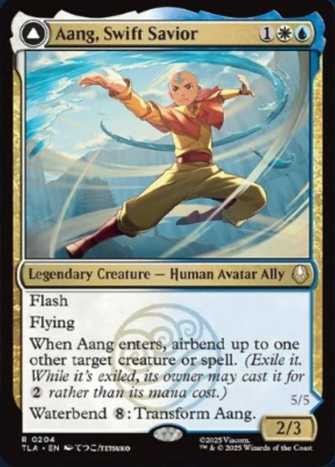 Aang, Swift Savior // Aang and La, Ocean's Fury (204)