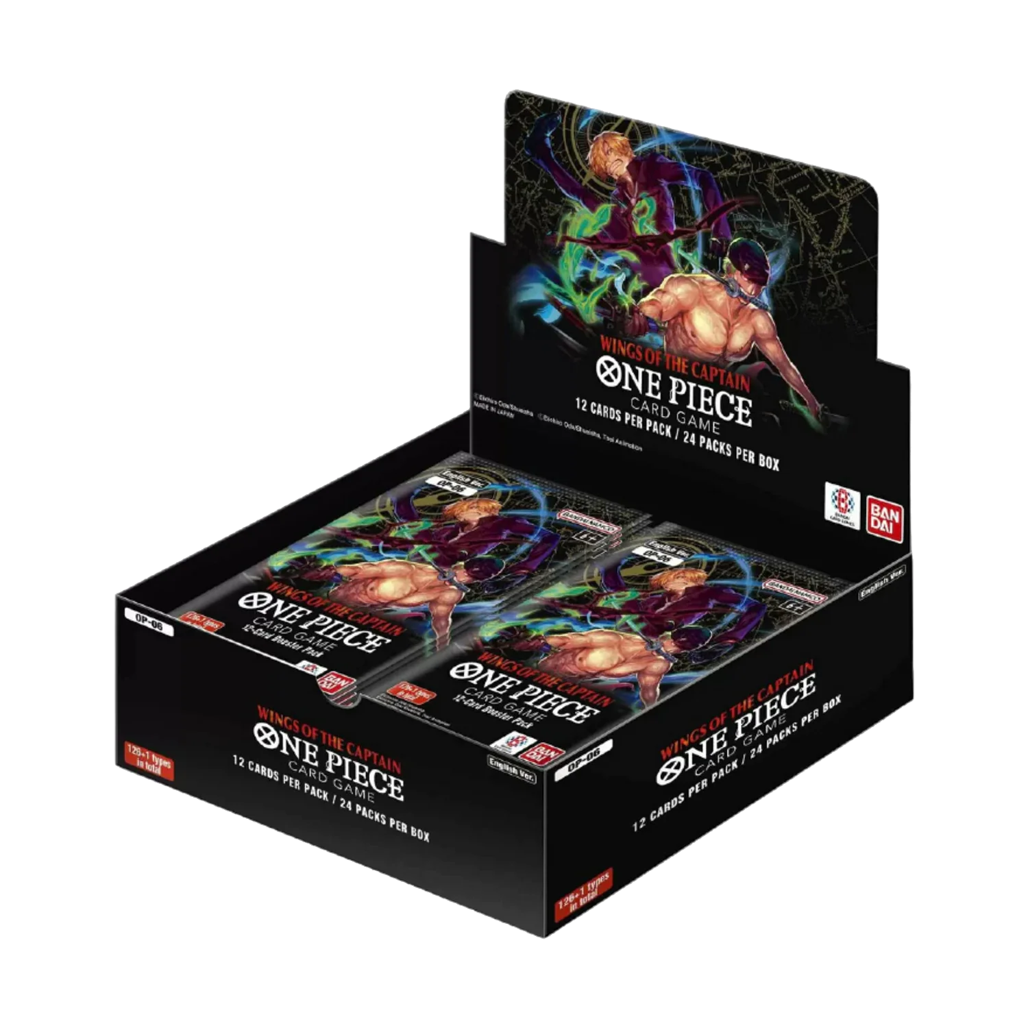 One Piece Card Game: Booster Box (24 packs) - Wings of the Captain (OP-06)