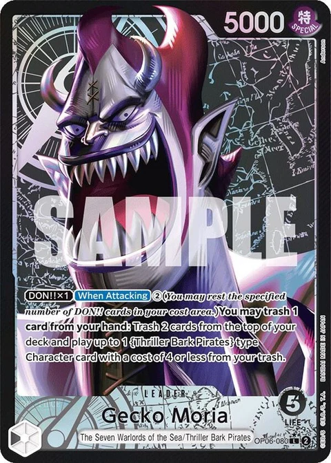 Gecko Moria (OP06-080) - Alternative Art