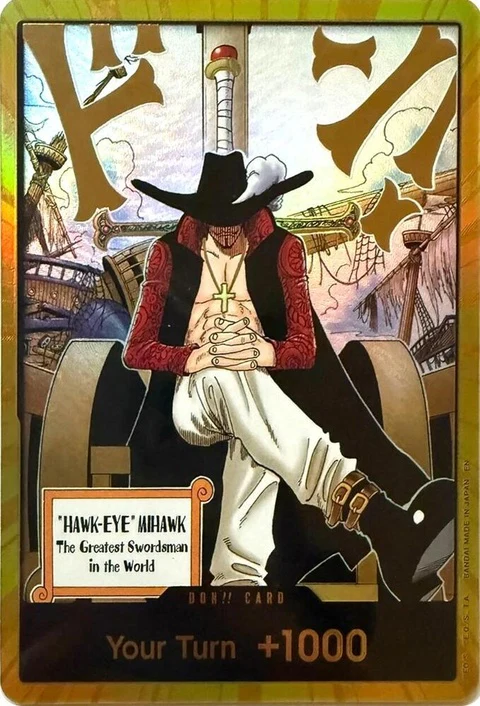 Don!! Card (DON) - Dracule Mihawk, Gold