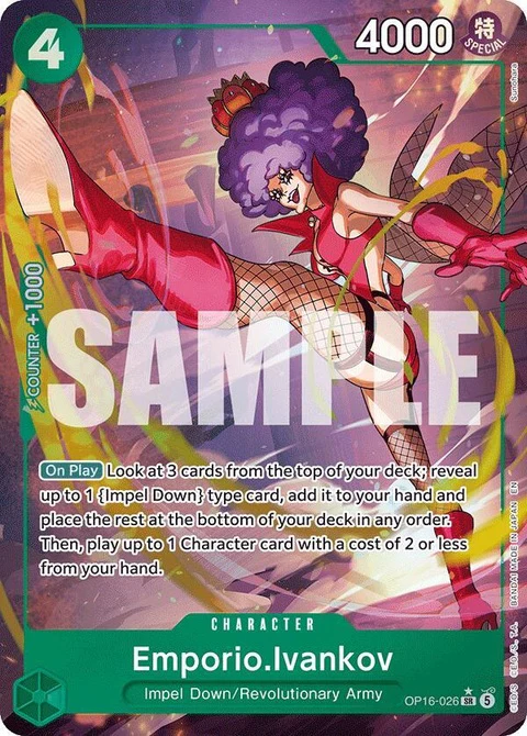 Emporio.Ivankov (OP16-026) - Alternative Art