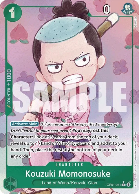Kouzuki Momonosuke (OP01-041) - Alternative Art