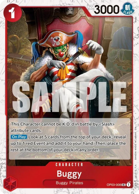 Buggy - Op03-008 (OP03-008) - Pirate Foil