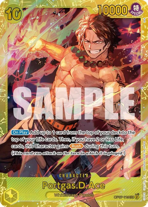 Portgas.D.Ace - Op07-119 (OP07-119) - Reprint