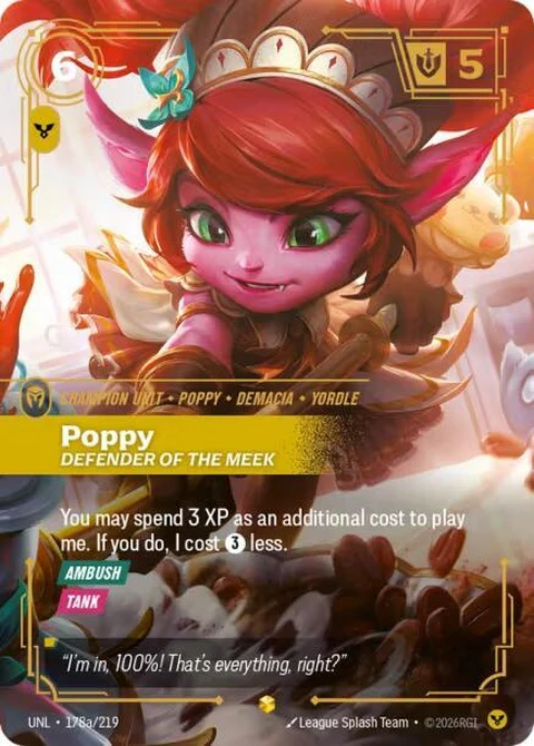Poppy - Defender Of The Meek (Alternate Art) (178a)