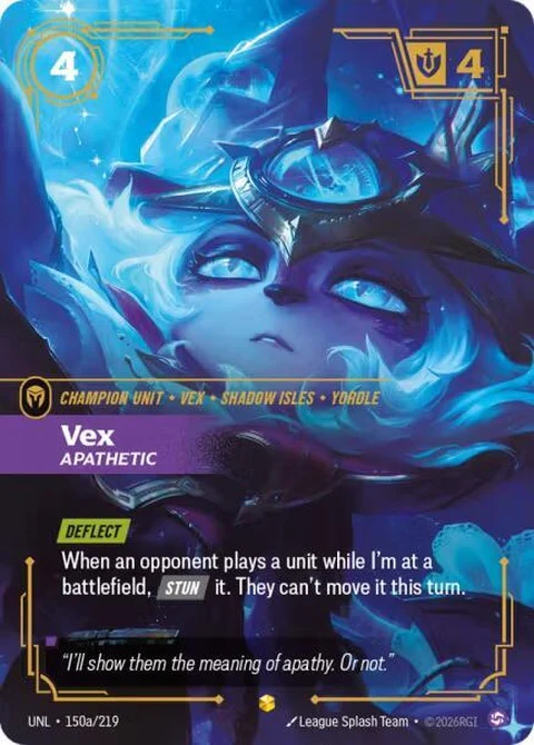 Vex - Apathetic (Alternate Art) (150a)
