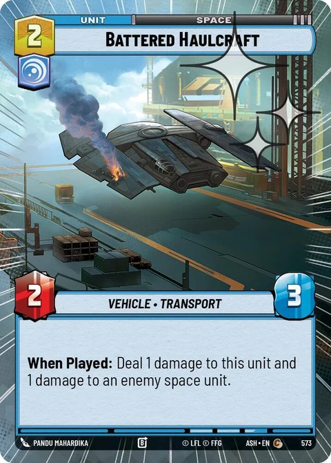 Battered Haulcraft (573) - Hyperspace Foil