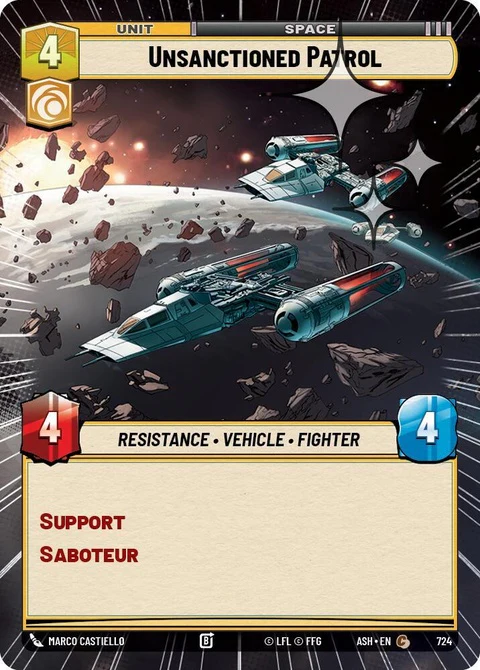 Unsanctioned Patrol (724) - Hyperspace Foil