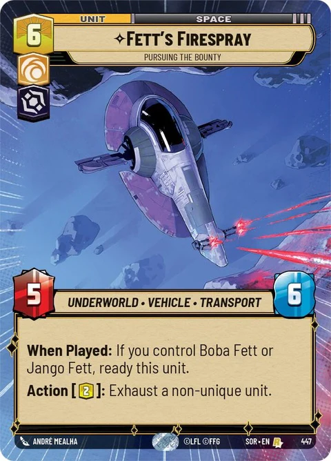 Fett's Firespray (447) - Hyperspace